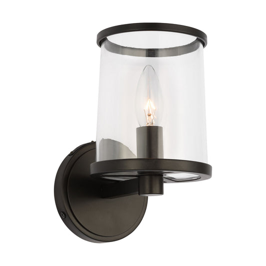 Reynolds One Light Vanity in Aged Iron