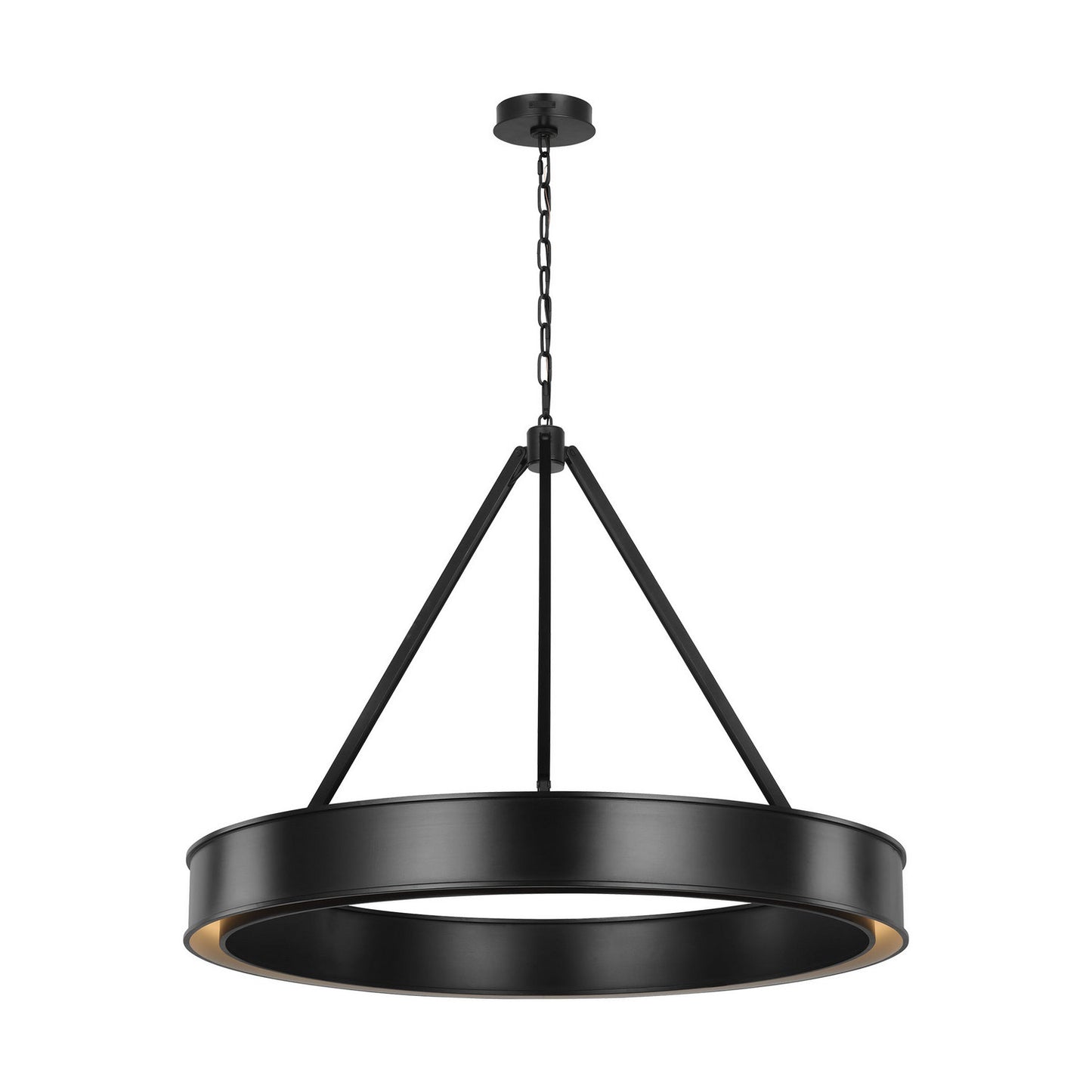 Leonard LED Chandelier in Aged Iron