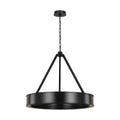 Leonard LED Chandelier in Aged Iron