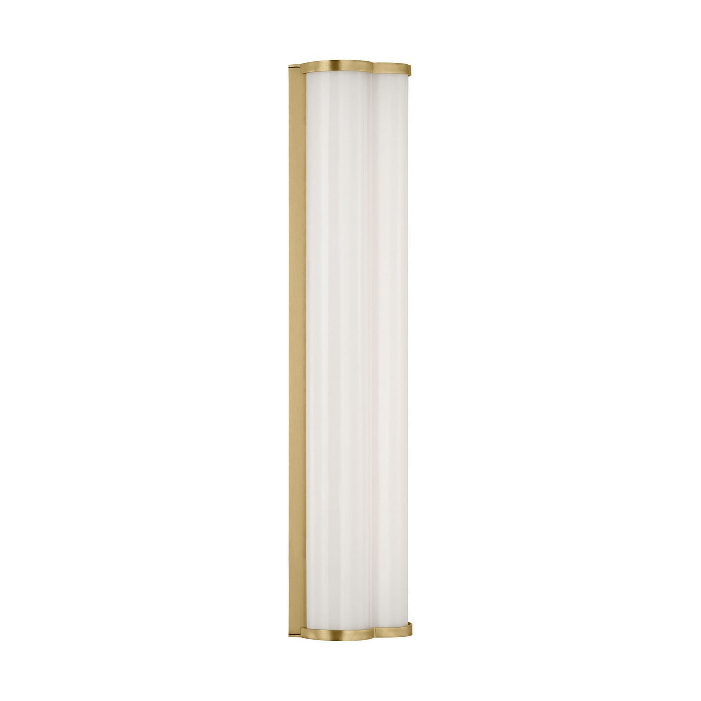Freya LED Vanity in Burnished Brass