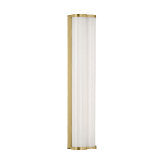 Freya LED Vanity in Burnished Brass
