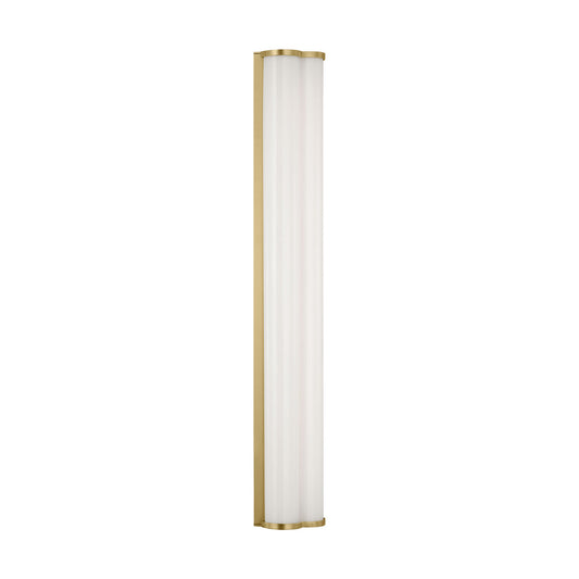 Freya LED Vanity in Burnished Brass