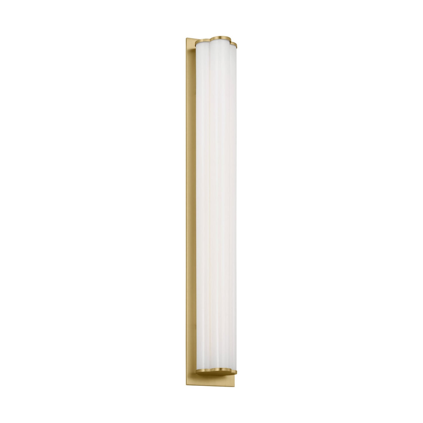 Freya LED Vanity in Burnished Brass