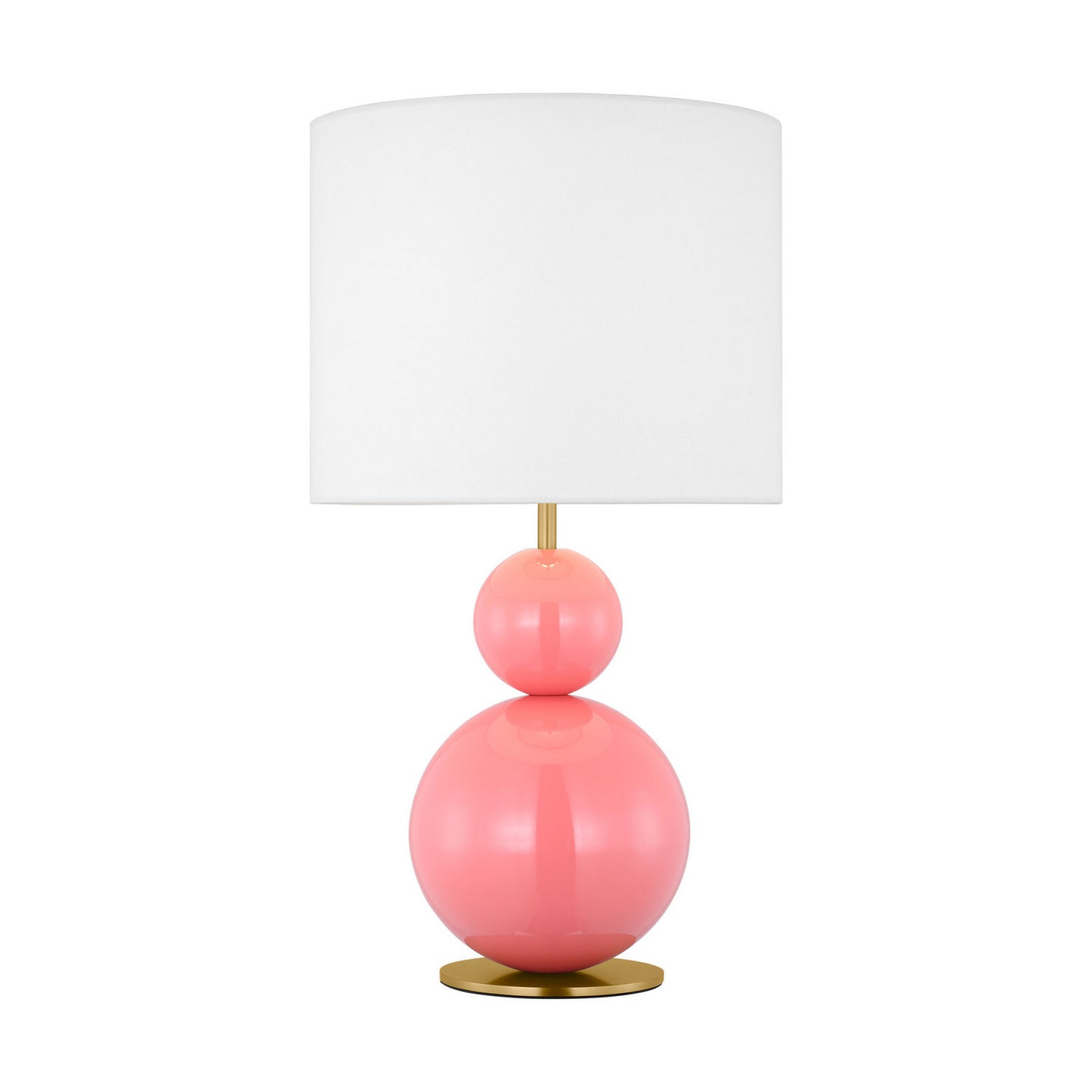 Suki One Light Table Lamp in Coral