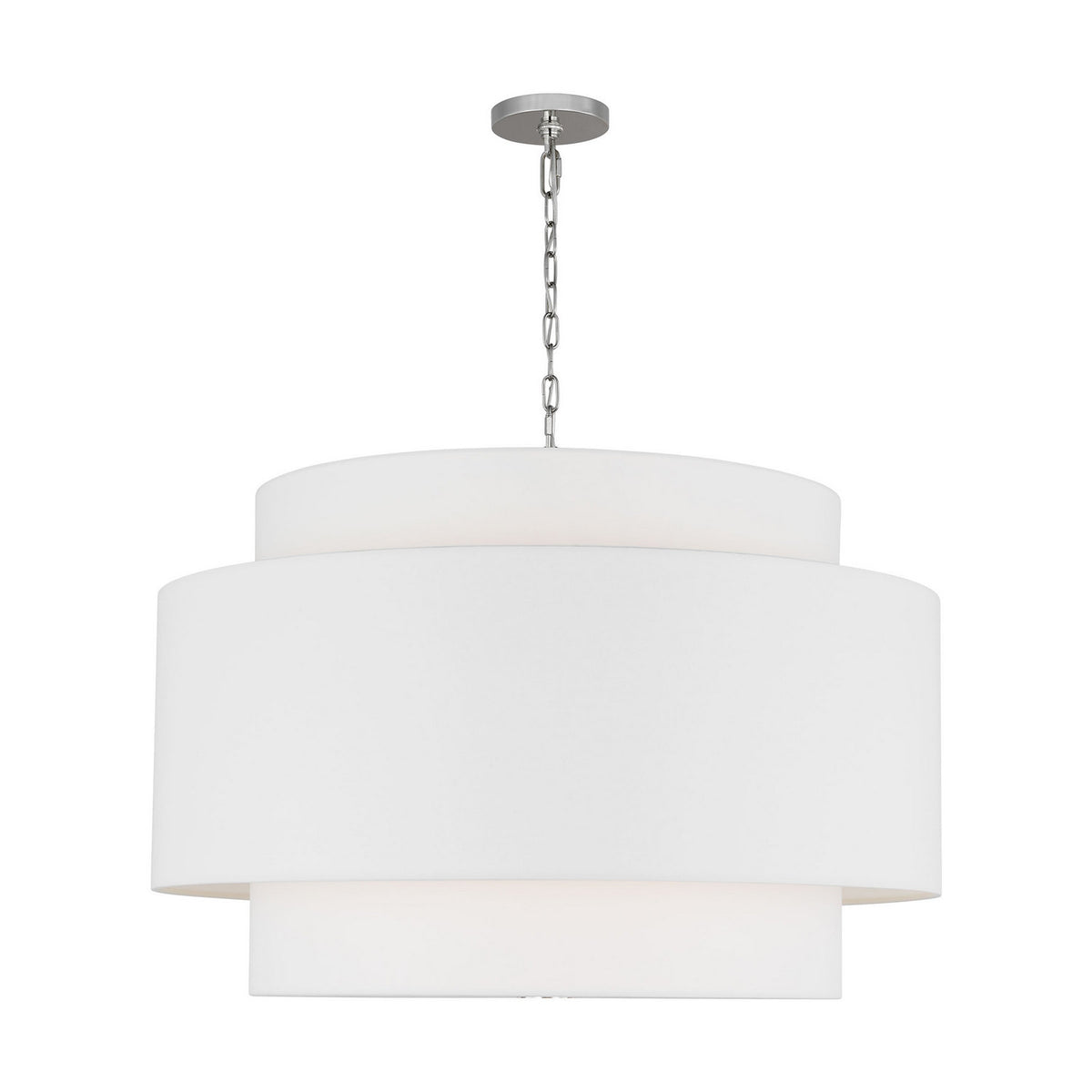Sawyer Four Light Pendant in Polished Nickel