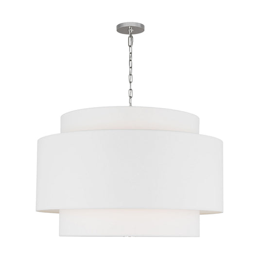 Sawyer Four Light Pendant in Polished Nickel
