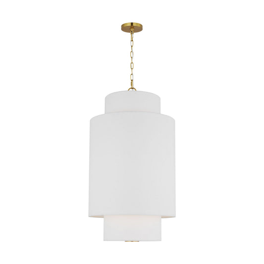 Sawyer One Light Pendant in Burnished Brass