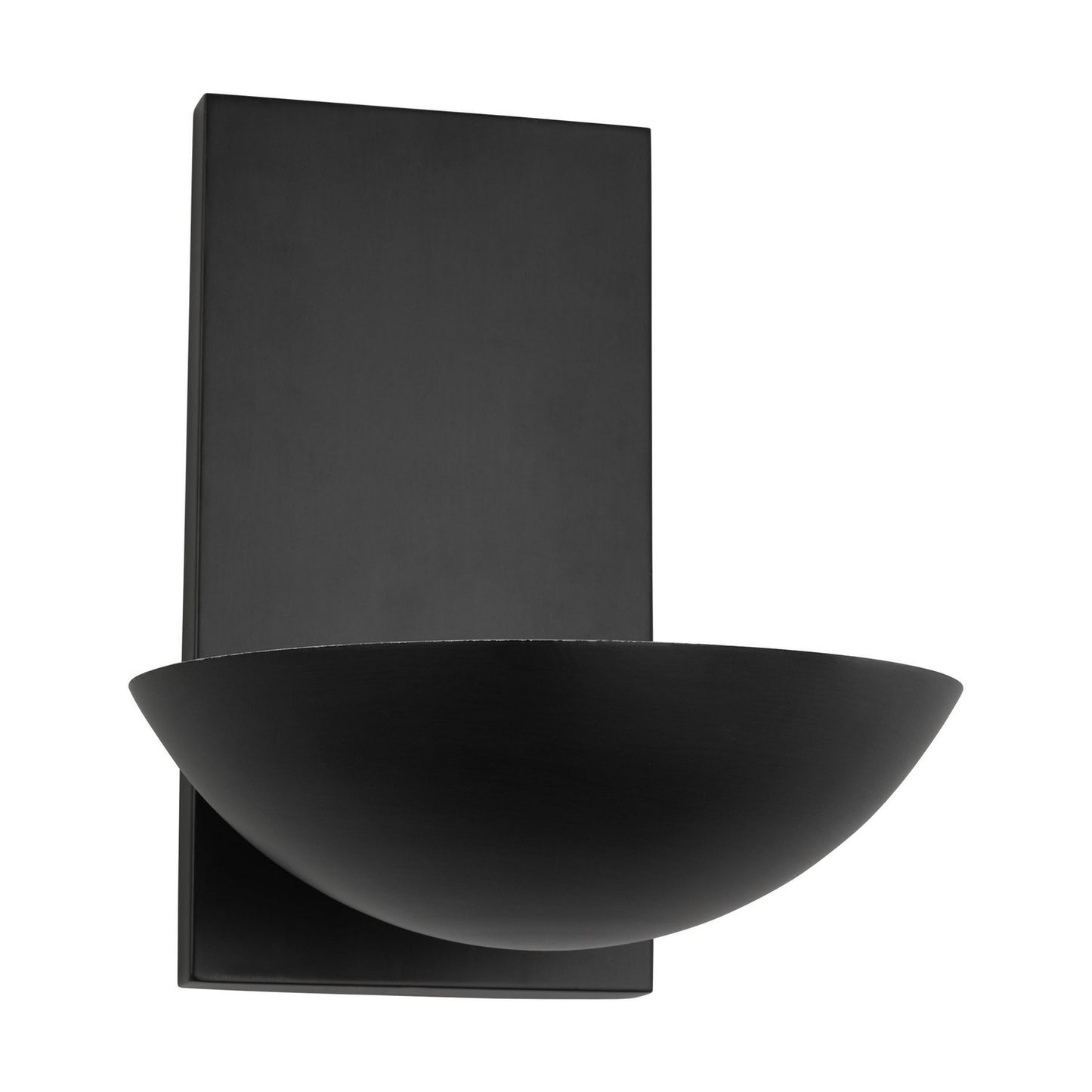 Nevel One Light Wall Sconce in Aged Iron