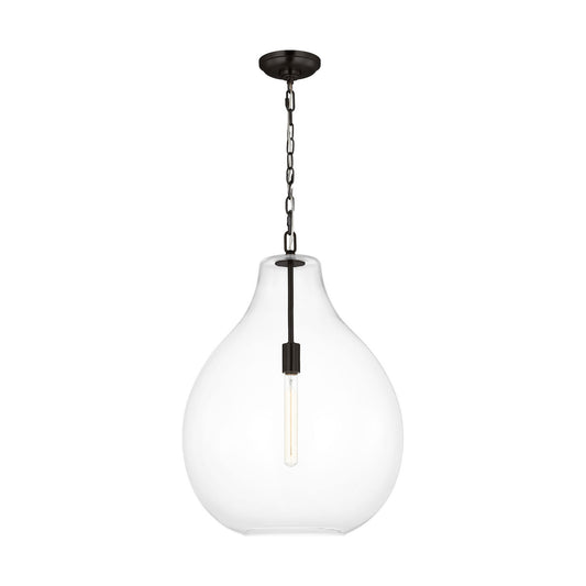 Magnus One Light Pendant in Aged Iron