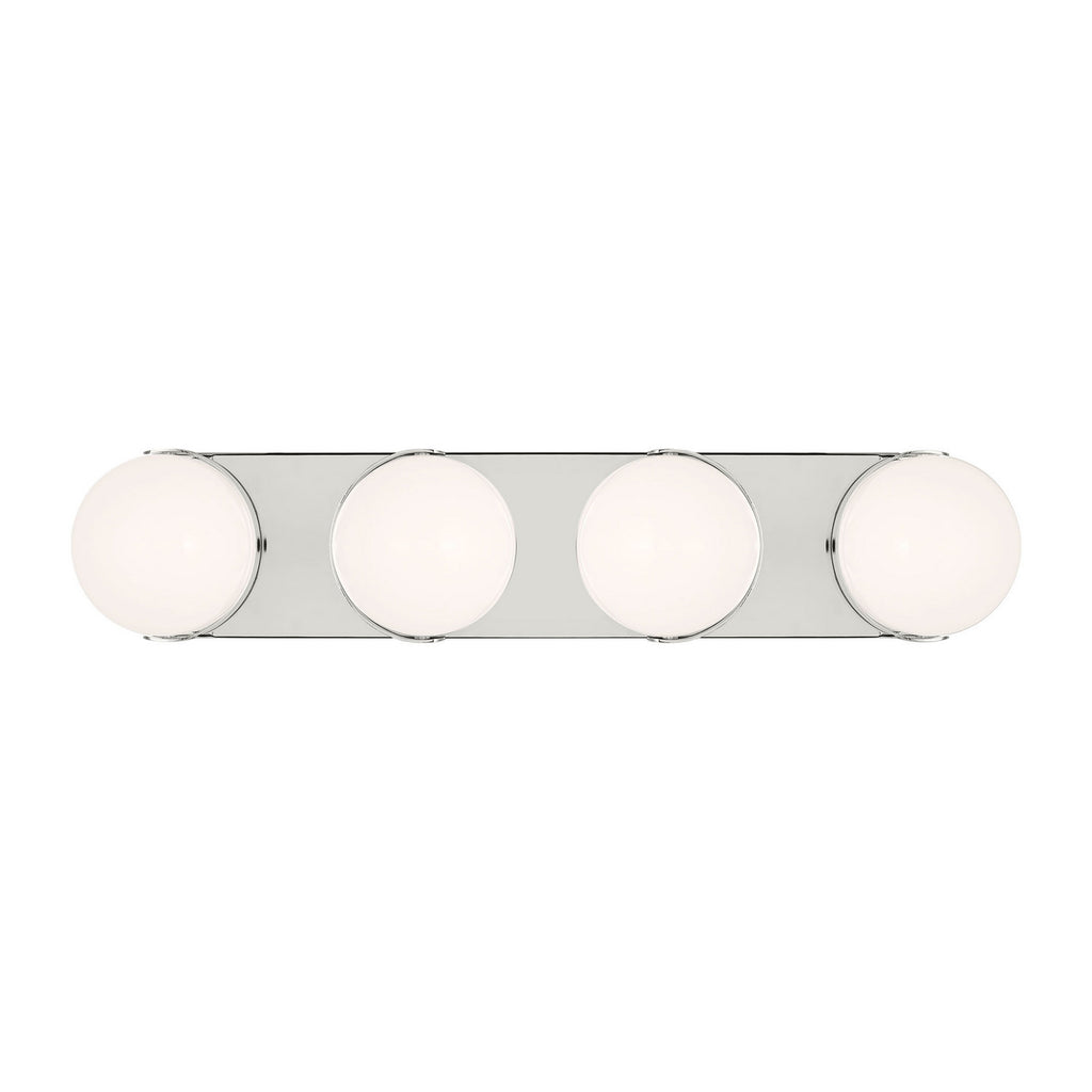 Syrie LED Vanity in Polished Nickel