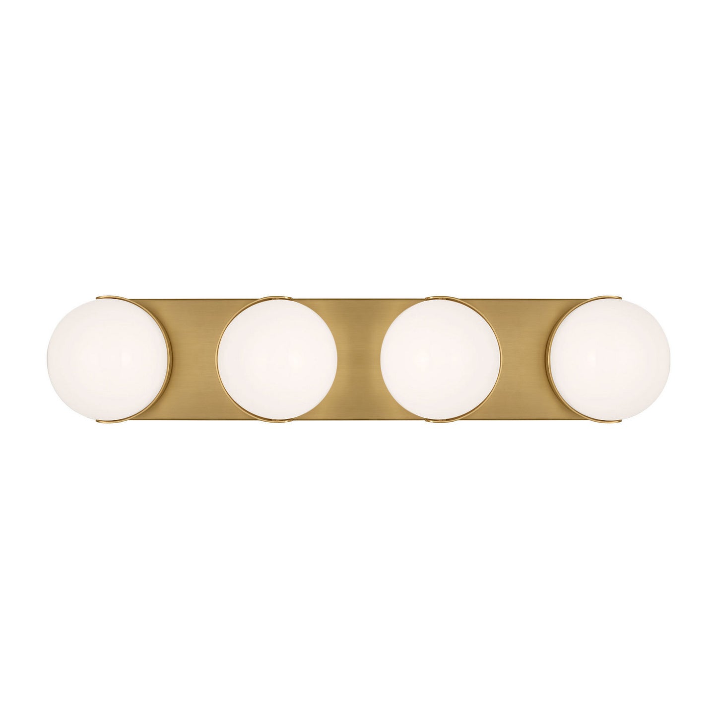 Syrie LED Vanity in Burnished Brass