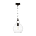 Magnus One Light Pendant in Aged Iron
