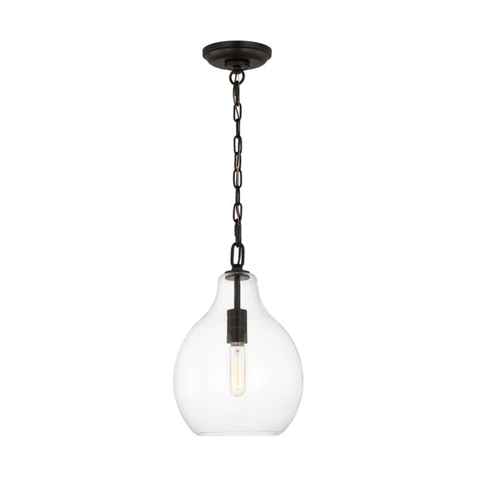 Magnus One Light Pendant in Aged Iron