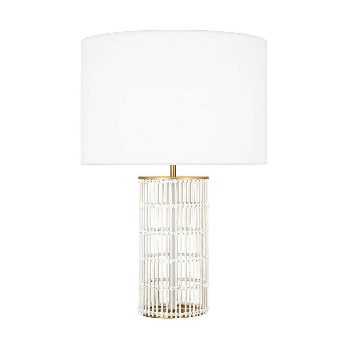 Elio One Light Table Lamp in Burnished Brass