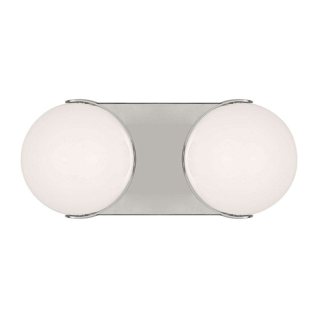 Syrie LED Vanity in Polished Nickel