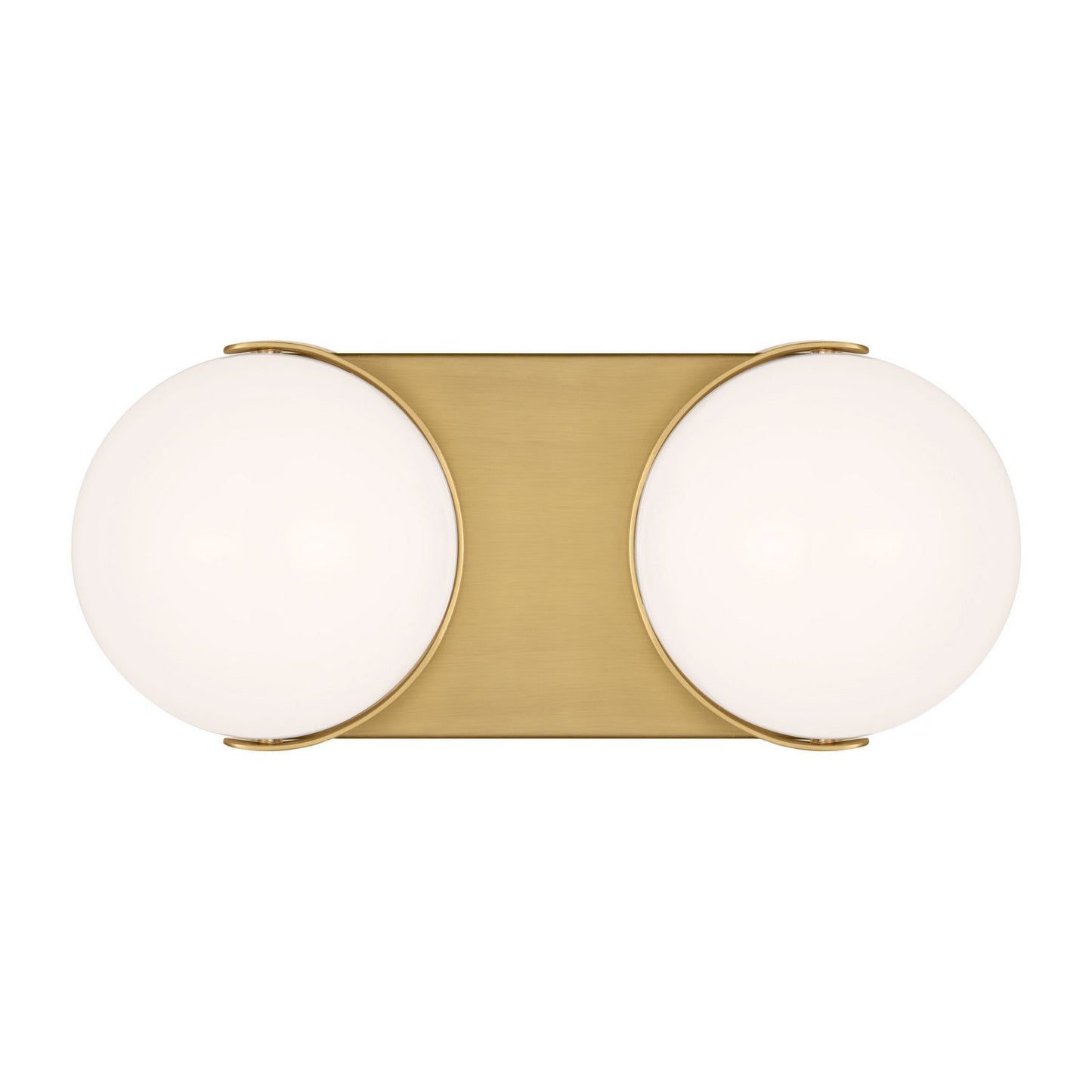Syrie LED Vanity in Burnished Brass