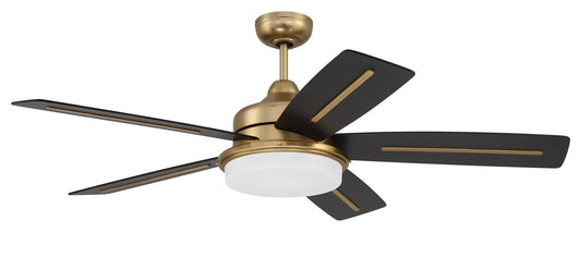 Drew 54" Ceiling fan, no Wifi 54" Ceiling Fan in Satin Brass