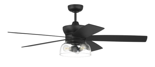 Gibson 52" Ceiling fan no Wifi 52" Ceiling Fan in Flat Black