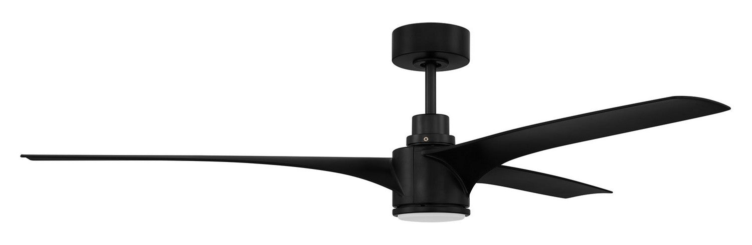 Craftmade - PHB60FB3-NWF - 60" Ceiling Fan - Phoebe 60" Indoor/Outdoor Ceiling fan no Wifi - Flat Black