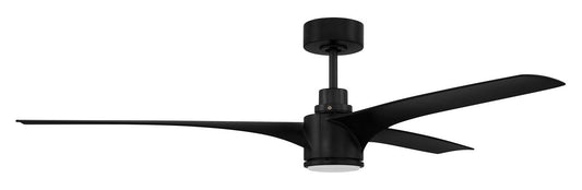 Phoebe 60" Indoor/Outdoor Ceiling fan no Wifi 60" Ceiling Fan in Flat Black