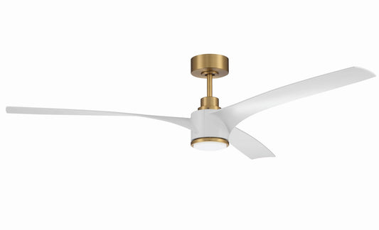 Phoebe 60" Indoor Ceiling Fan without Wifi 60" Ceiling Fan in Satin Brass