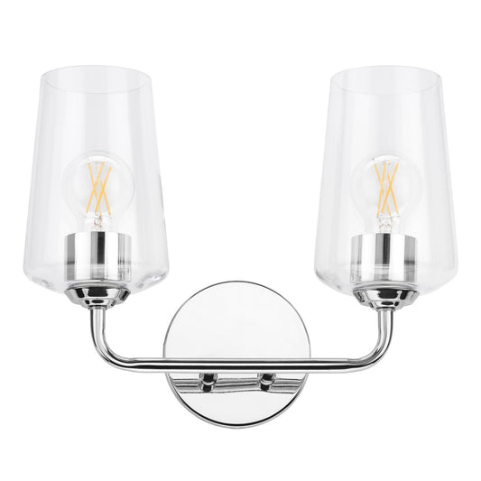 Celino Two Light Bath & Vanity in Polished Chrome