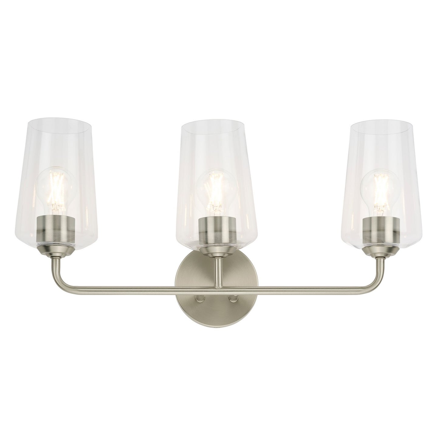 Celino Three Light Bath & Vanity in Brushed Nickel
