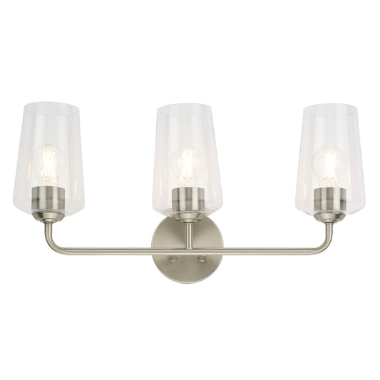 Celino Three Light Bath & Vanity in Brushed Nickel