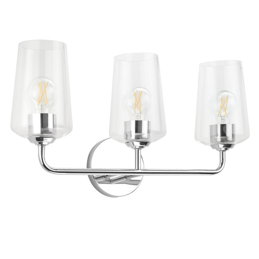 Celino Three Light Bath & Vanity in Polished Chrome