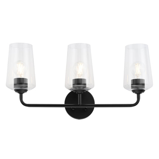 Celino Three Light Bath & Vanity in Black