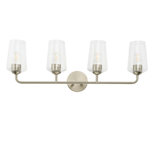 Celino Four Light Bath & Vanity in Brushed Nickel