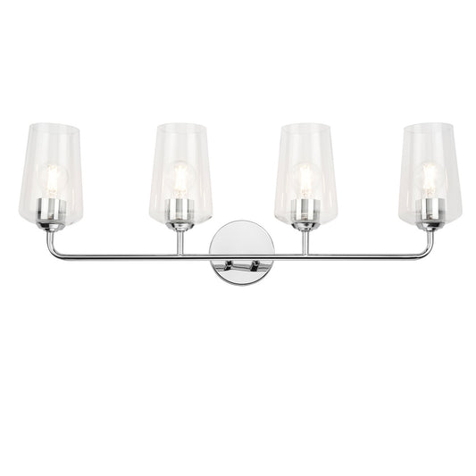 Celino Four Light Bath & Vanity in Polished Chrome