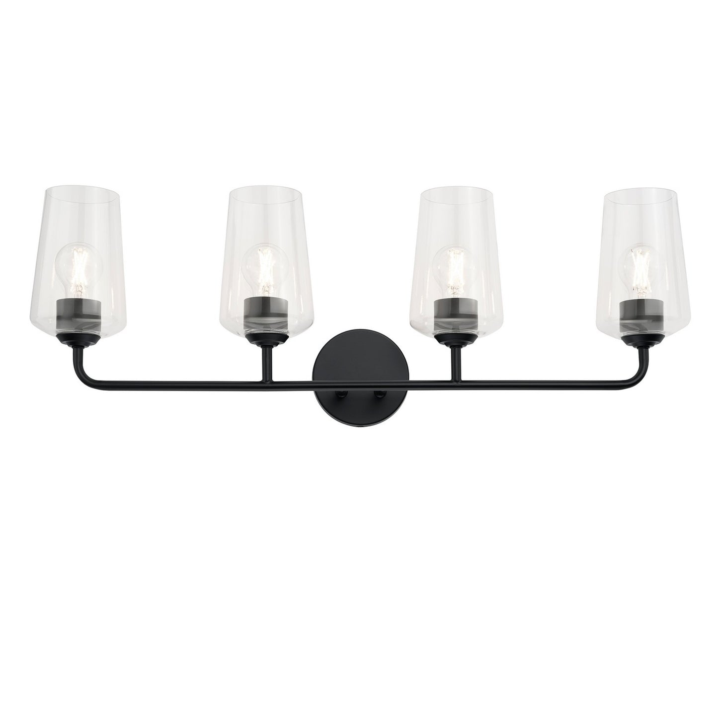Celino Four Light Bath & Vanity in Black