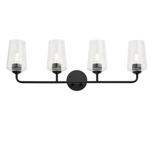 Celino Four Light Bath & Vanity in Black