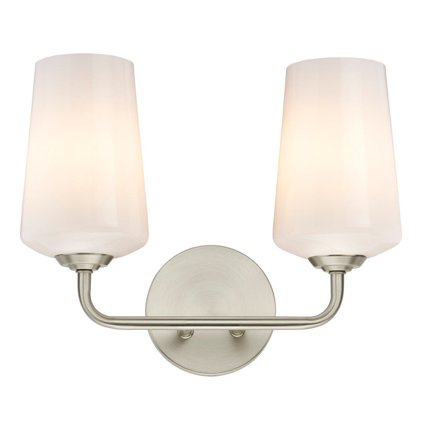 Celino Two Light Bath & Vanity in Brushed Nickel