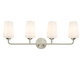 Progress Lighting - P300545-009 - Four Light Bath & Vanity - Celino - Brushed Nickel