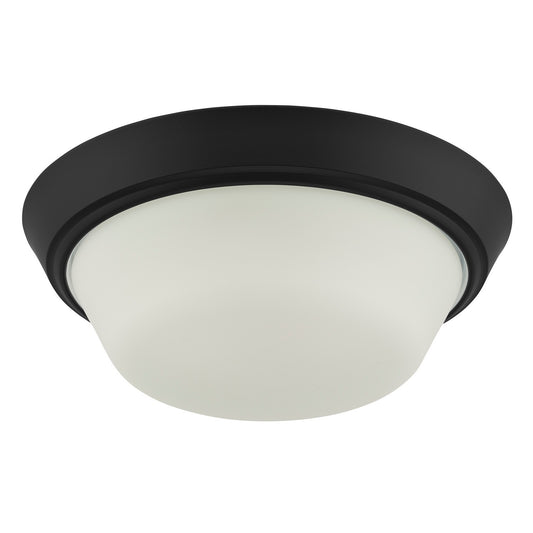 Edessa LED Flush Mount in Black