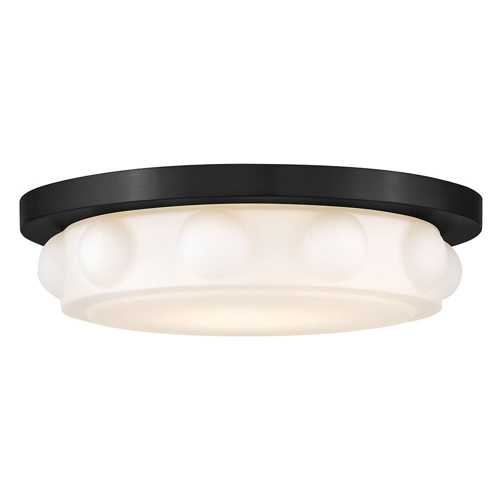 Zoey LED Flush Mount in Black