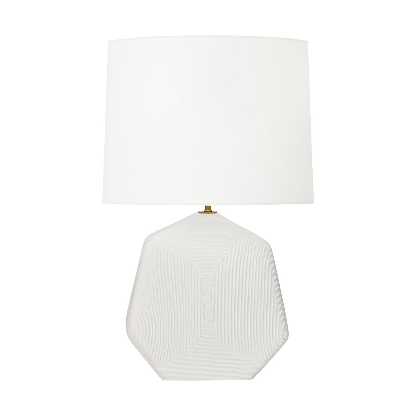 Tallulah One Light Table Lamp in Matte White Ceramic
