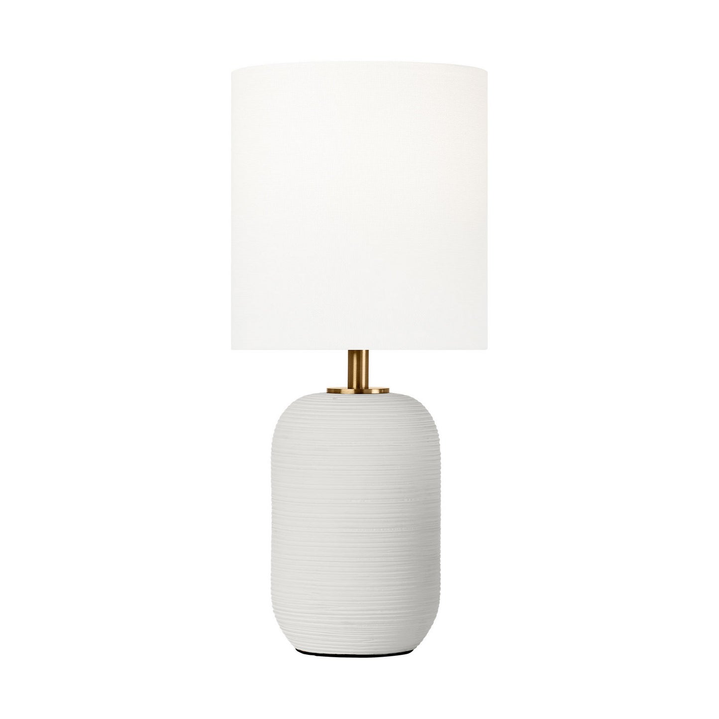 Fanny One Light Table Lamp in Matte White Ceramic