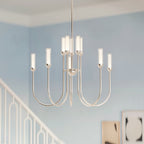 Moraine LED Chandelier in Polished Nickel