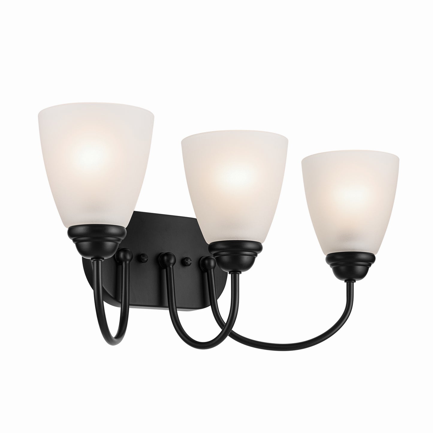 Jolie Three Light Bath in Black