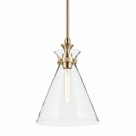 Laria One Light Pendant in Champagne Bronze