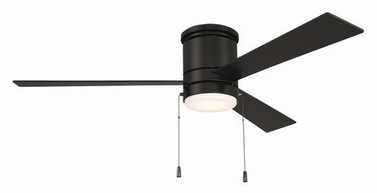 McCoy Hugger 52" 3-Blade Indoor Ceiling Fan 52" Ceiling Fan in Flat Black