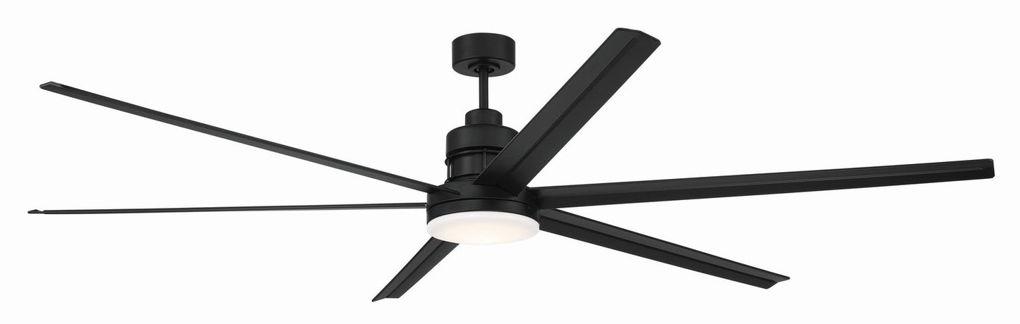 Mondo 80 Indoor/Outdoor 80" Ceiling Fan in Flat Black