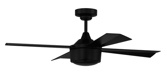 Theo Indoor/Outdoor 42" Ceiling Fan in Flat Black