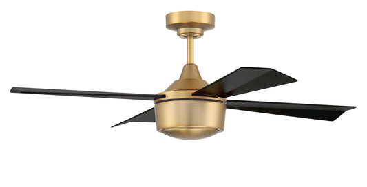 Theo 42" Ceiling Fan in Satin Brass