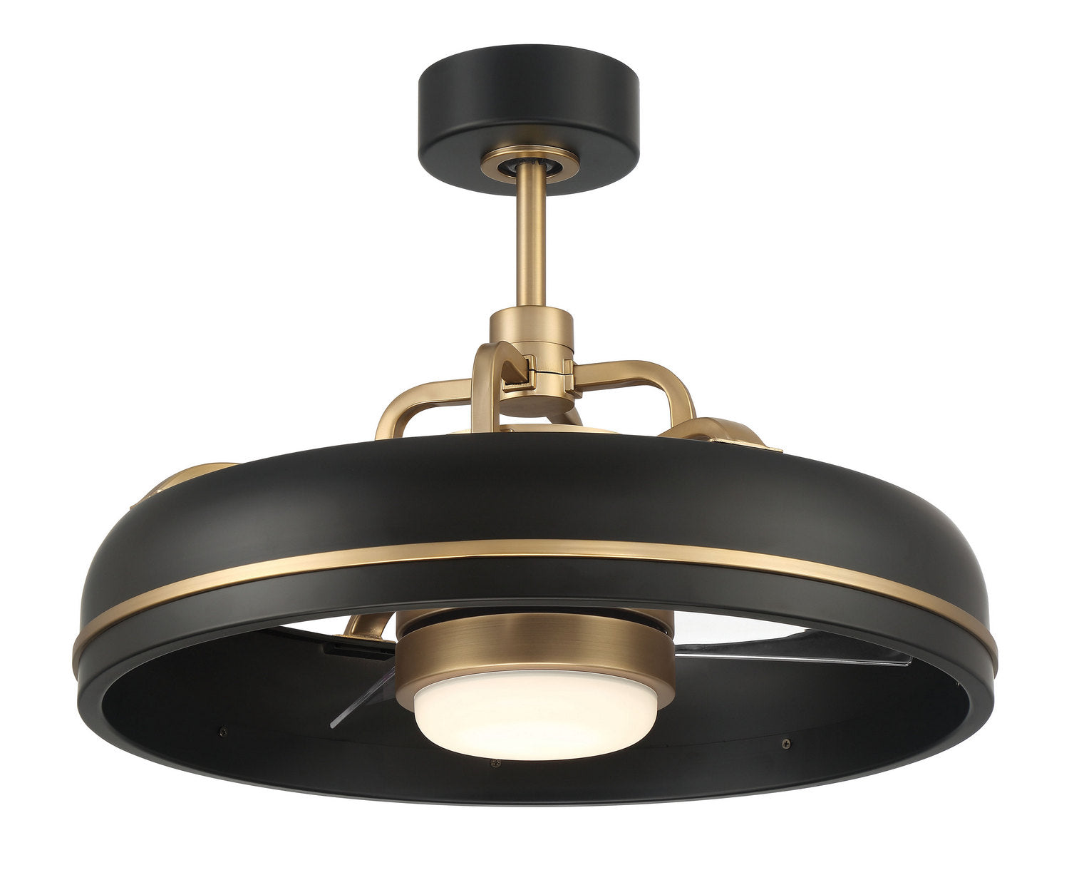 Craftmade - TYL24FBSB3 - 20" Ceiling Fan - Taylor - Flat Black/Satin Brass
