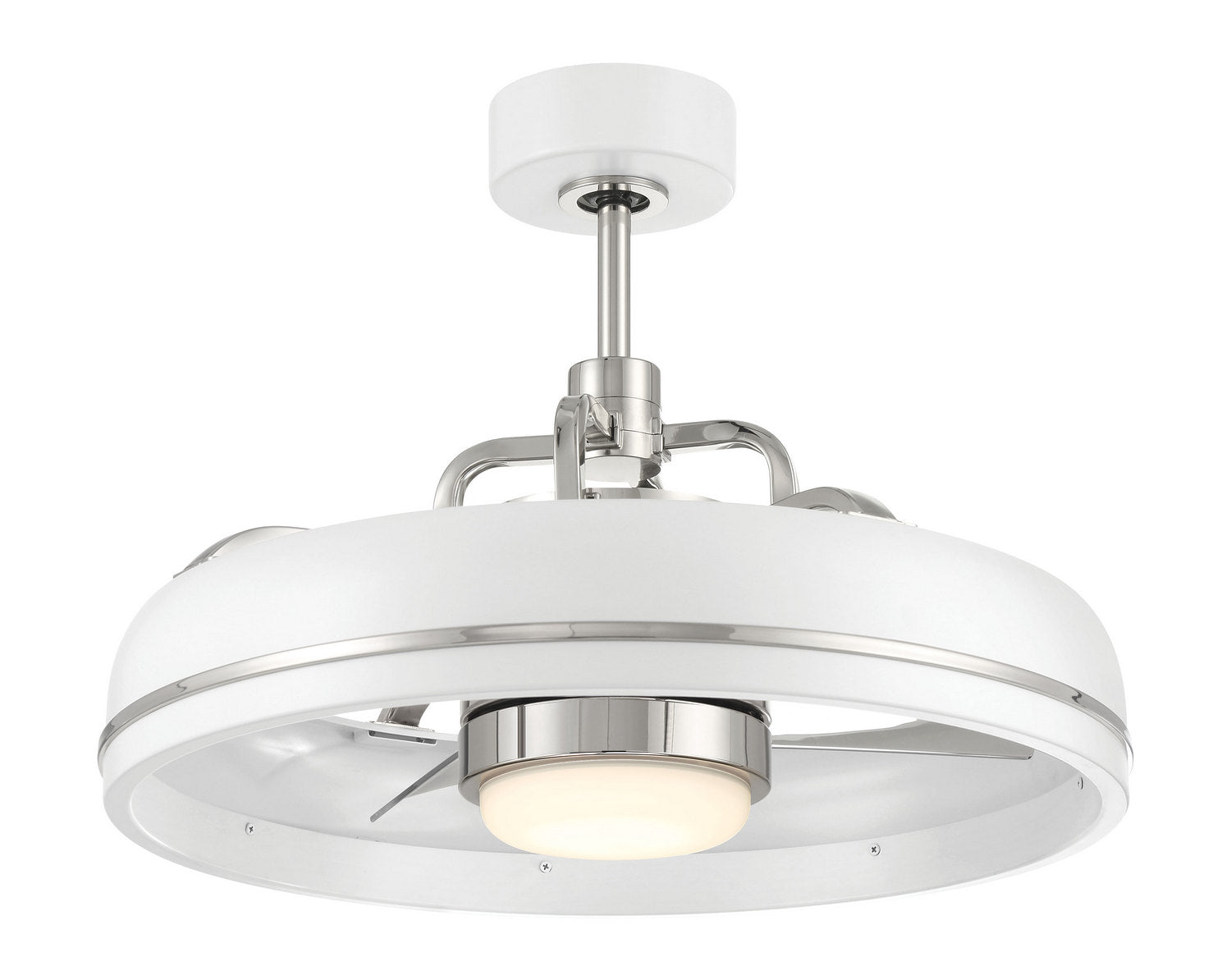 Craftmade - TYL24WPLN3 - 20" Ceiling Fan - Taylor - White/Polished Nickel