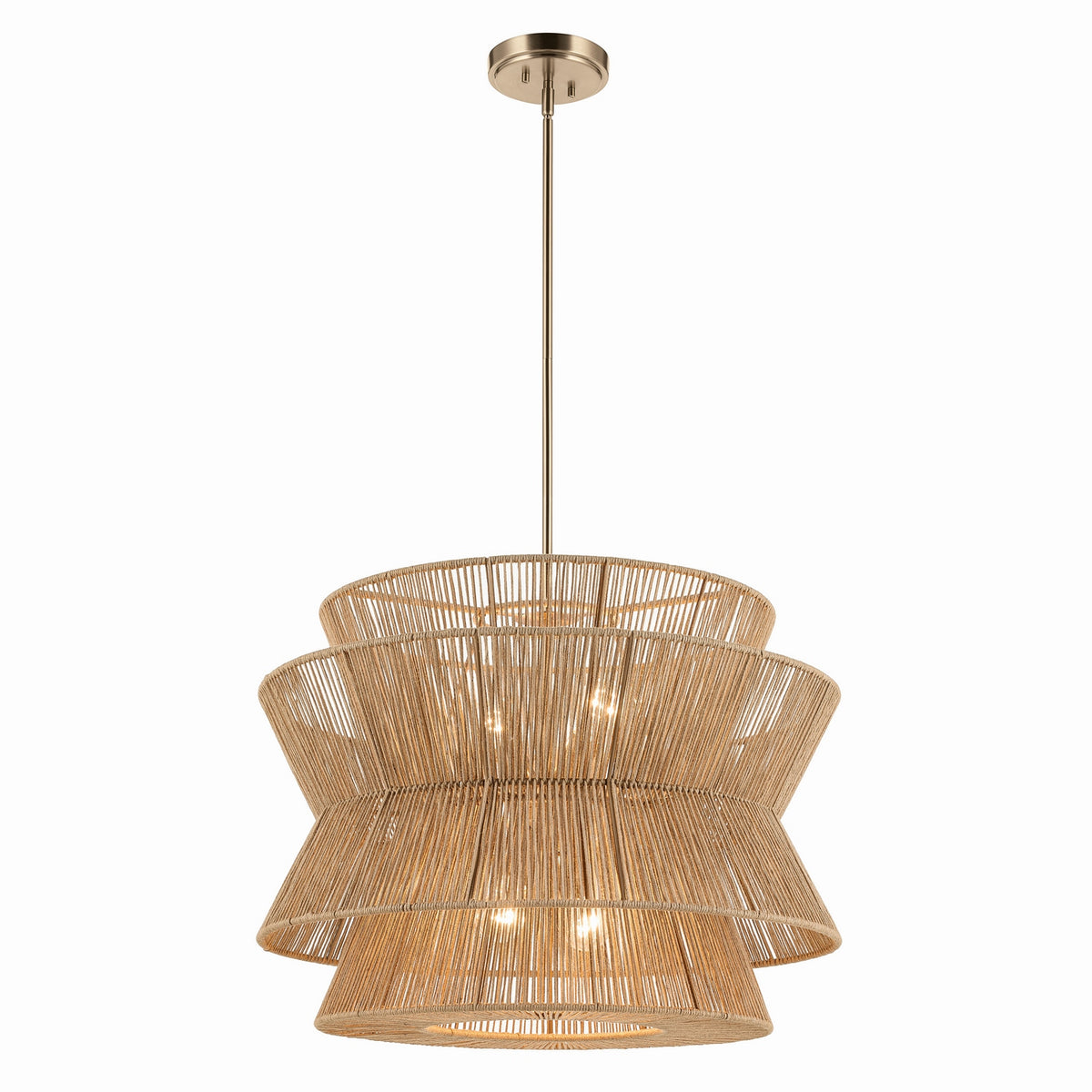 Ophira Four Light Pendant in Champagne Bronze